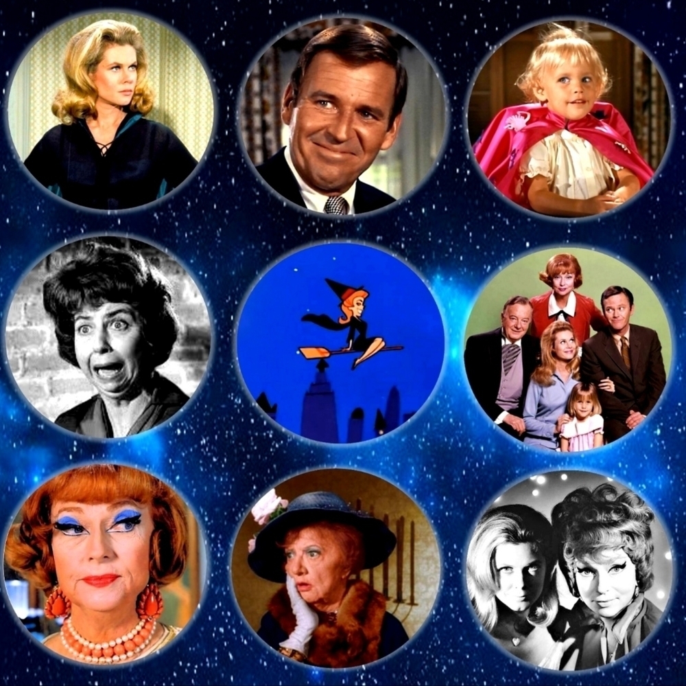 Bewitched TV Series Magnet Set Witch Decorations